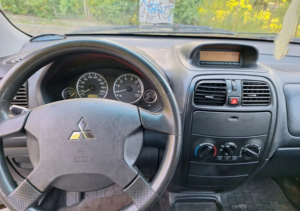 Mitsubishi Space Star cena 2250 przebieg: 218000, rok produkcji 2004 z Warszawa małe 92